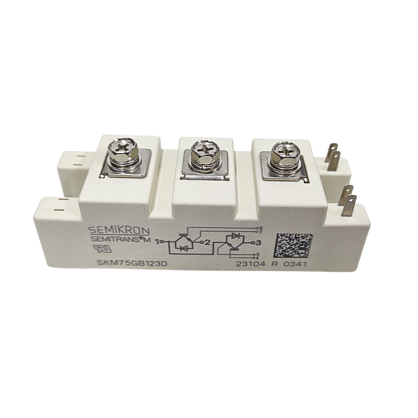 IGBT Module, Part Number : SKM75GB123D, Semikron, Replacement of IGBT Module, Part Number : IRKM75GB123D