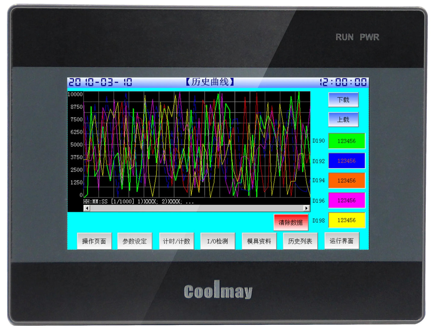 HMI, Model : MT6043i-W, Make : Coolmay SET IGBT