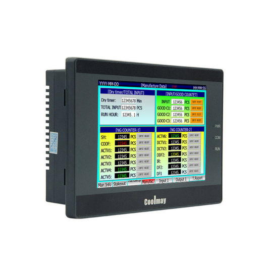 HMI PLC Combo, Model : MX3G-43C-22MRT, Make : Coolmay