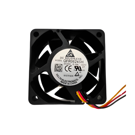 Cooling fan, Part Number : QFR0624SH, 24 V,Delta