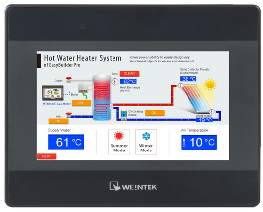 HMI, Part Number : MT8072iP , Brand : Weintek