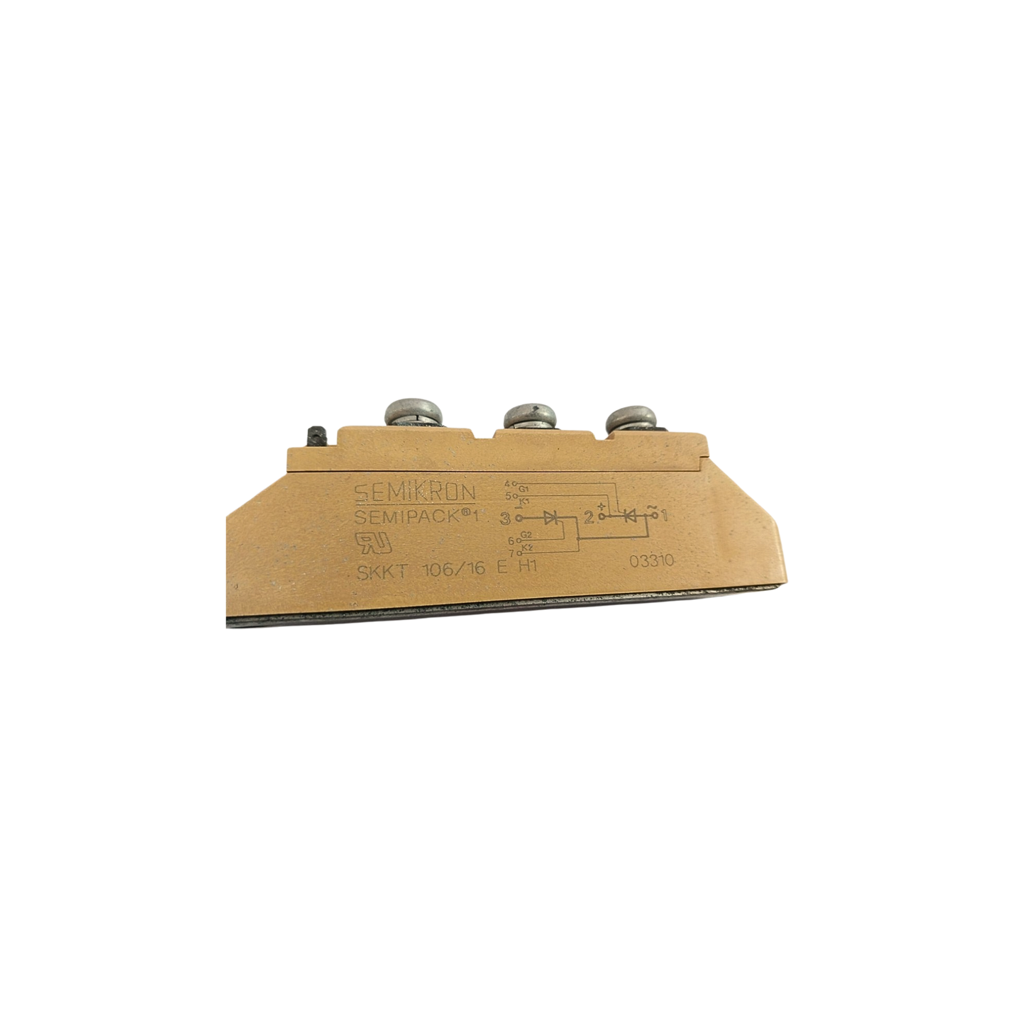 thyristor module, PART NUMBER : SKKT 106/16E H1, Semikron