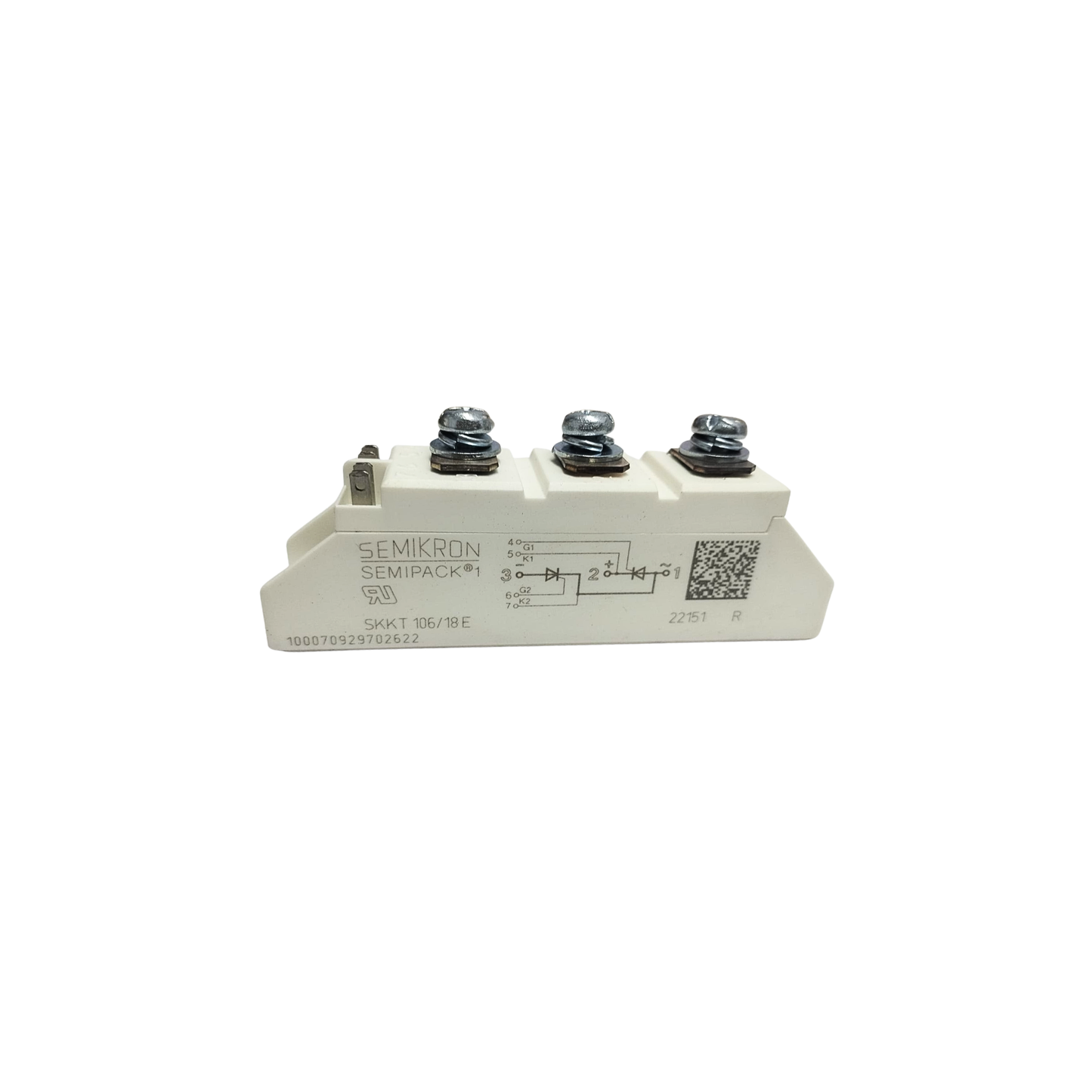 Rectifier diode module, PART NUMBER : SKKT 106/18E