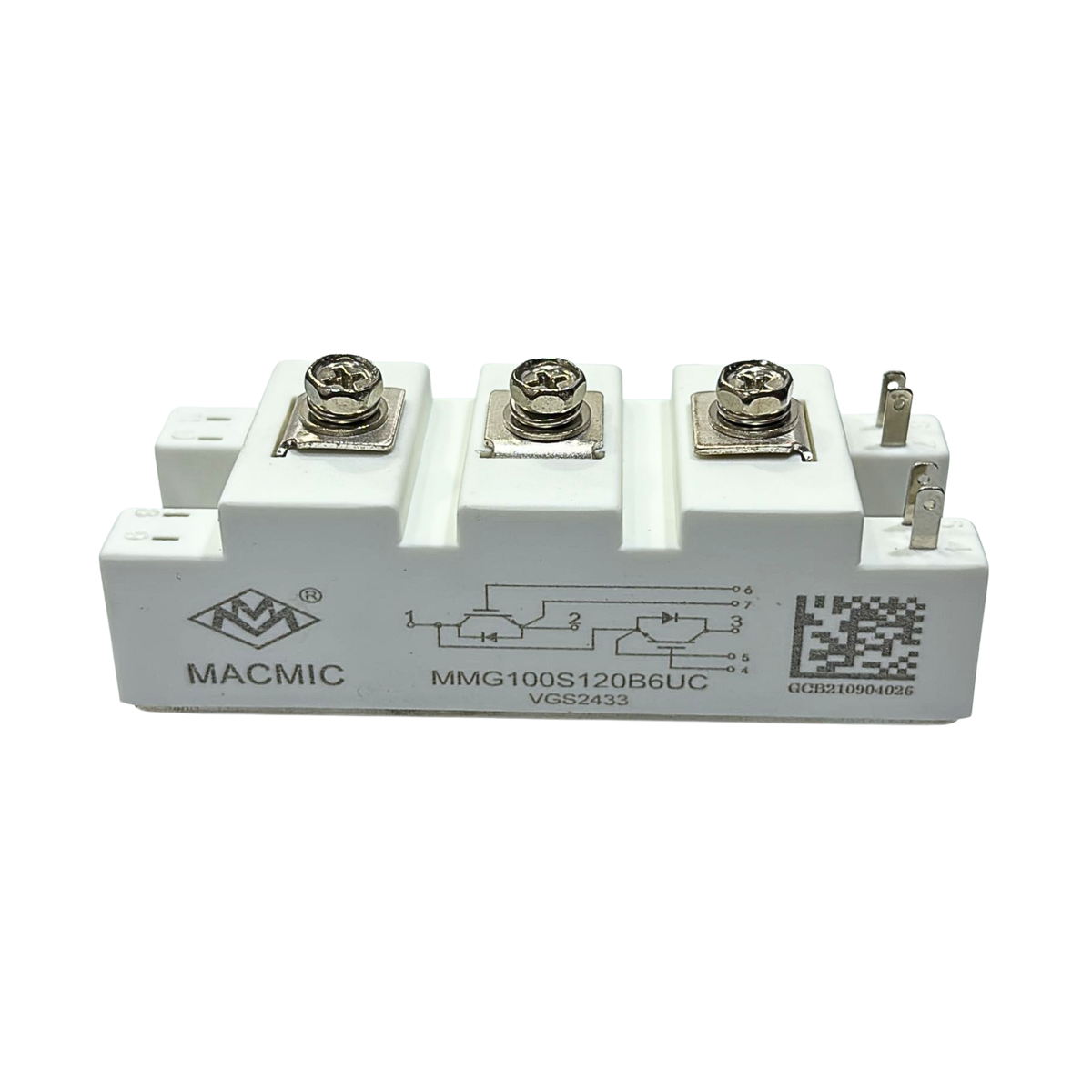 IGBT Module, Part Number : MMG100S120B6UC, MacMic