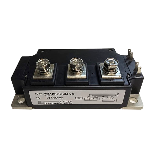 IGBT Module, Part Number : CM100DU-34KA, Mitsubishi