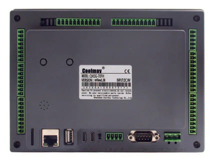 HMI PLC Combo, Model : MX3G-70C-48MRT, Make : Coolmay SET IGBT
