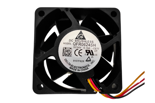 Cooling fan, Part Number : QFR0624SH, 24 V,Delta